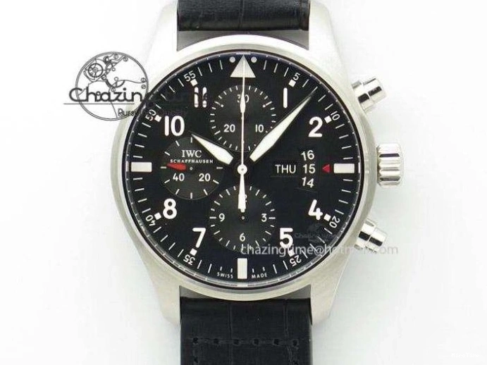 MIROTIME 0507 Ingeniuer St.Laurens SS Black Dial MKF 1:1 V2 Best Edition On Black Leather Strap A Functional 7351